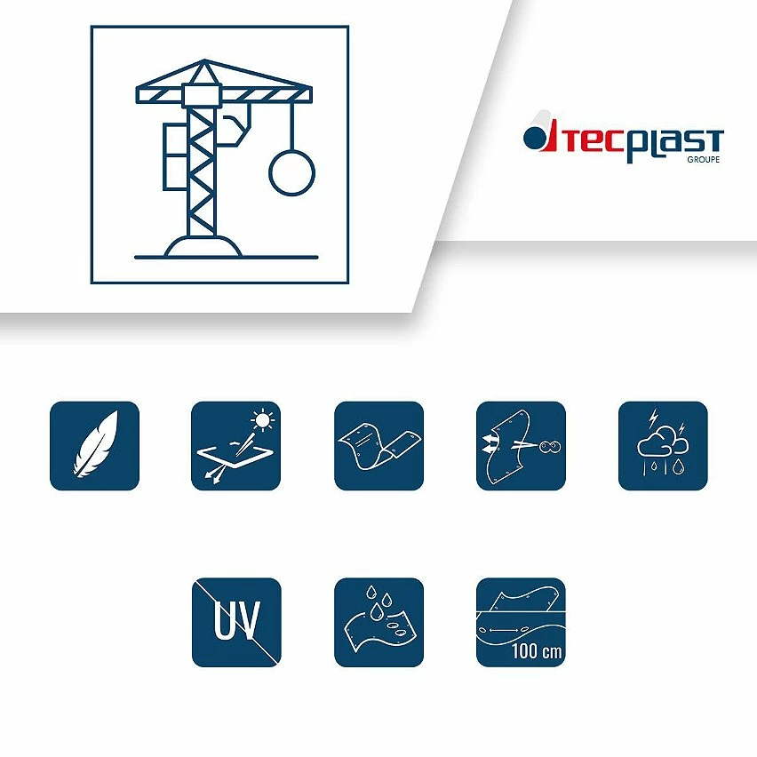 Wholesale đ TECPLAST BĂąche de Chantier 3x4 m 170CH - BĂąche ArmĂ©e Transparente - Haute QualitĂ© - Protection impermĂ©able Travaux d'extĂ©rieur đ„ 3 Wholesale đ TECPLAST BĂąche de Chantier 3x4 m 170CH - BĂąche ArmĂ©e Transparente - Haute QualitĂ© - Protection impermĂ©able Travaux d'extĂ©rieur đ„ â Image 3