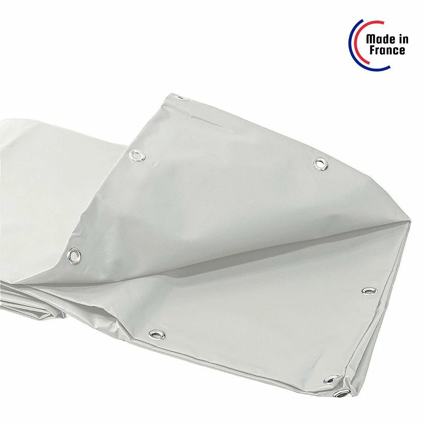Cheapest 👍 TECPLAST Bâche de Chantier 8x12 m Ignifugée M2 680TO2 Blanche - Qualité 15 ans - Bâche étanche pour Travaux - Made in France 🥰 5 Cheapest 👍 TECPLAST Bâche de Chantier 8x12 m Ignifugée M2 680TO2 Blanche - Qualité 15 ans - Bâche étanche pour Travaux - Made in France 🥰 – Image 5
