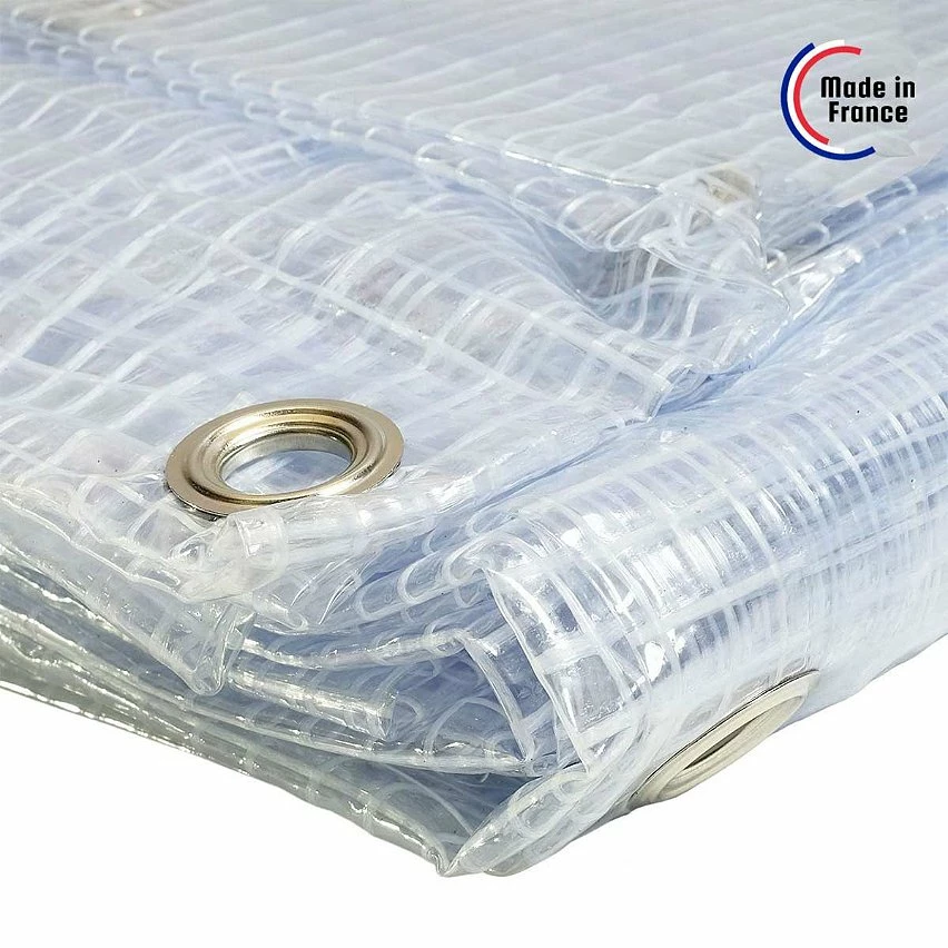 Cheapest ❤️ TECPLAST Bâche de Protection 4,7x9 m 400MU - Bâche Armée Transparente étanche - Anti-UV - Haute Performance - Made in France ✔️ 5 Cheapest ❤️ TECPLAST Bâche de Protection 4,7x9 m 400MU - Bâche Armée Transparente étanche - Anti-UV - Haute Performance - Made in France ✔️ – Image 5