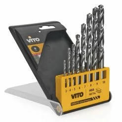 Budget 🎁 Perceuse à percussion 850W VITO + 8 Forets Acier 3 à 10 mm + Boite à outils VITO 18" 🥰 -Pas Cher Facom Magasin 3663936035217 2 1