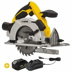 Budget ⭐ Scie Circulaire sans fil 20V + Batterie lithium 4AH + Chargeur rapide VITO EGO LI 😀
