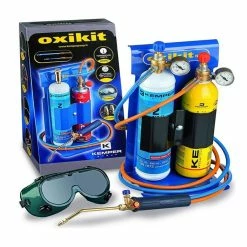 Hot Sale 🛒 Chalumeau BI Gaz Professionnel OXYKIT 3300°C KEMPER Avec réducteurs GAZ Manomètres +2 pointes Kit complet Brasage et soudage 🧨