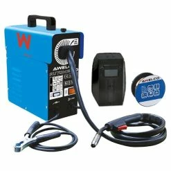 Discount 💯 Poste à souder MIG Fil Sans gaz 130 Ampères AUTOMIG 130 AWELCO Régulation Automatique du fil MIG NO GAS 🎁