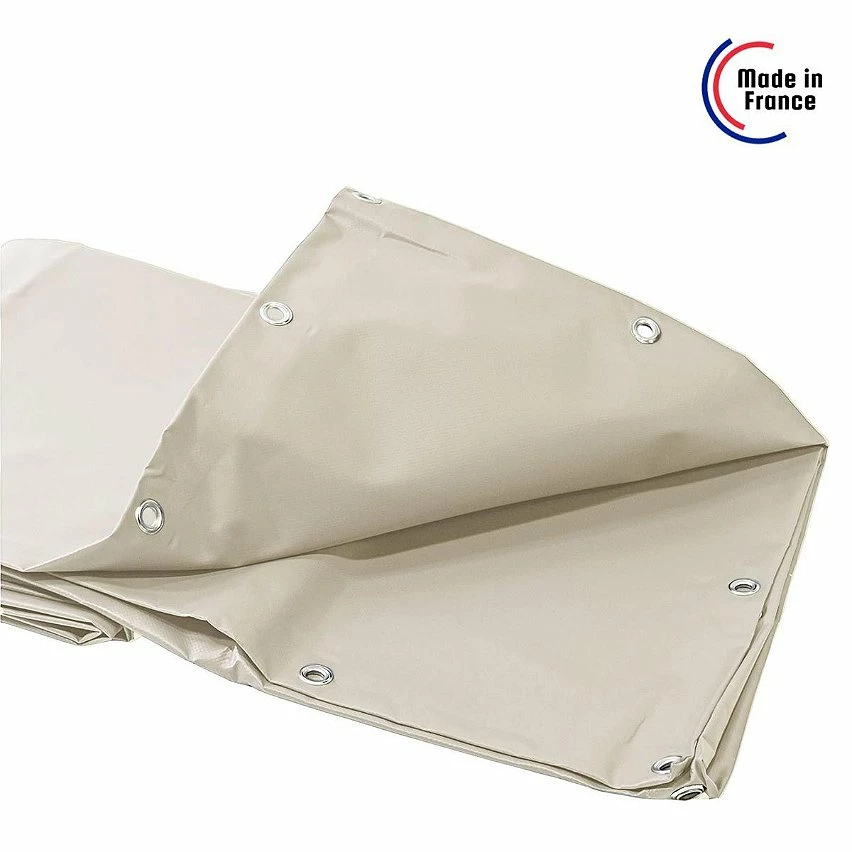 Best Sale ⌛ TECPLAST Bâche de Protection 10x15 m Ignifugée M2 680MU2 Ivoire - Qualité 15 ans - Bâche étanche Anti-Chaleur - Made in France 😍 5 Best Sale ⌛ TECPLAST Bâche de Protection 10x15 m Ignifugée M2 680MU2 Ivoire - Qualité 15 ans - Bâche étanche Anti-Chaleur - Made in France 😍 – Image 5