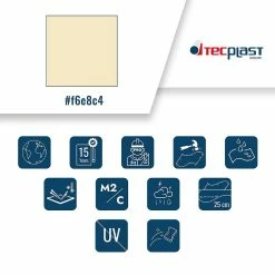 Best reviews of 😀 TECPLAST Bâche de Protection 8x12 m Ignifugée M2 680MU2 Ivoire - Qualité 15 ans - Bâche étanche Anti-Chaleur - Made in France 🎁 -Pas Cher Facom Magasin 3663936043250 3 1