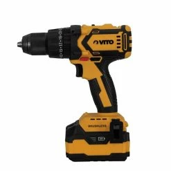 Wholesale 🥰 Pack 2 outils Perceuse Brushless 20V 2 Batterie 4Ah + Outil Multifonctions vissage VITO 4V + Accessoires Batterie Chargeur VITO 🧨 -Pas Cher Facom Magasin 3663936045902 3 1