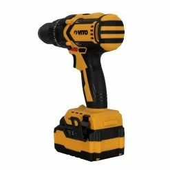 Wholesale 🥰 Pack 2 outils Perceuse Brushless 20V 2 Batterie 4Ah + Outil Multifonctions vissage VITO 4V + Accessoires Batterie Chargeur VITO 🧨 -Pas Cher Facom Magasin 3663936045902 5 1