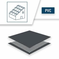 Deals 👏 TECPLAST Bâche Toiture 8x9 m 506TO Gris anthracite - Qualité 5 ans - Bâche d'étanchéité en PVC pour Couvreur et Charpentier ✨ -Pas Cher Facom Magasin 3663936050739 4 2