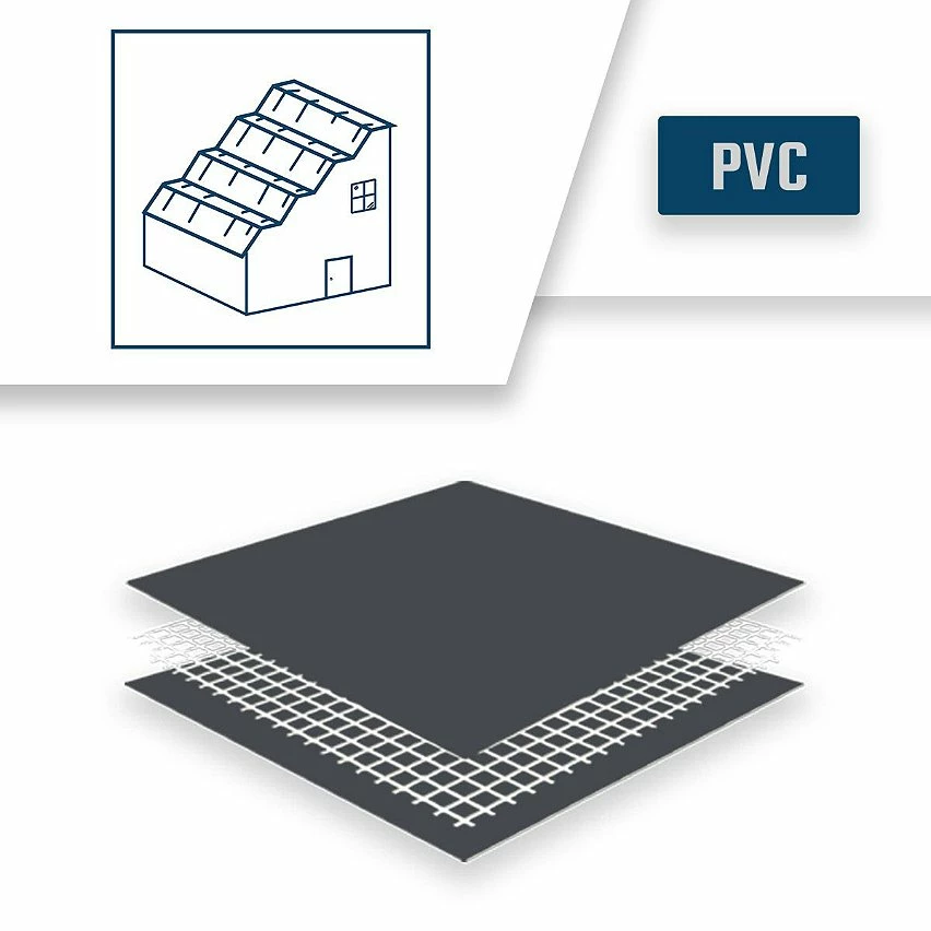 Best deal ⭐ TECPLAST Bâche Toiture 8x12 m 506TO Gris anthracite - Qualité 5 ans - Bâche d'étanchéité en PVC pour Couvreur et Charpentier 🎁 4 Best deal ⭐ TECPLAST Bâche Toiture 8x12 m 506TO Gris anthracite - Qualité 5 ans - Bâche d'étanchéité en PVC pour Couvreur et Charpentier 🎁 – Image 4