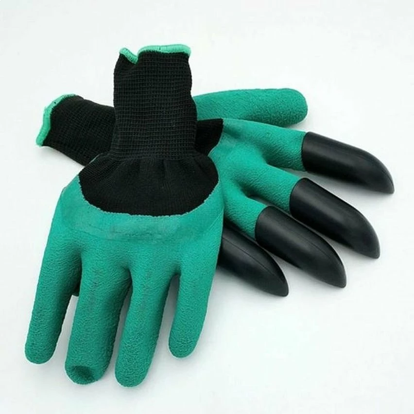 Best Pirce 🔥 Totalcadeau Gants de Jardinage avec griffes en caoutchouc et polyester 🌟 3 Best Pirce 🔥 Totalcadeau Gants de Jardinage avec griffes en caoutchouc et polyester 🌟 – Image 3