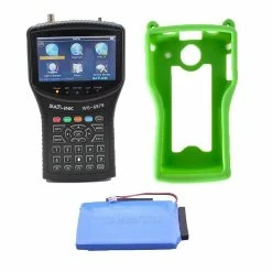 Deals 🎁 PACK SATLINK WS6979 MESUREUR DE CHAMP COMBO DVB S2/T2 + Batterie Supplémentaire + Coque Silicone Verte 🛒