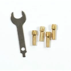 New 👏 Ribimex Lot 4 mandrins avec 1 clé pour PROMKIT301 🛒