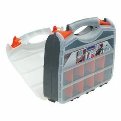 Best reviews of 🤩 MSV Boite à outils organiseur double Face 32x26cm Transparente 👏