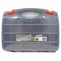 Budget 🎁 MSV Boite à outils Organiseur double Face 38x29cm Transparente 🧨 -Pas Cher Facom Magasin 3700703931072 3