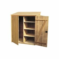 Budget 🎁 Cihb Armoire de jardin en pin 3 étagères Krol ⌛