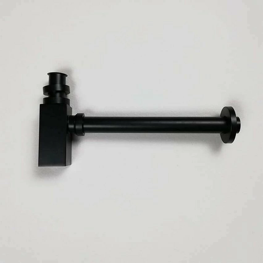 Buy 😀 Palici Siphon à tasse carré design en laiton noir mat, G 1/4 🔔 3 Buy 😀 Palici Siphon à tasse carré design en laiton noir mat, G 1/4 🔔 – Image 3