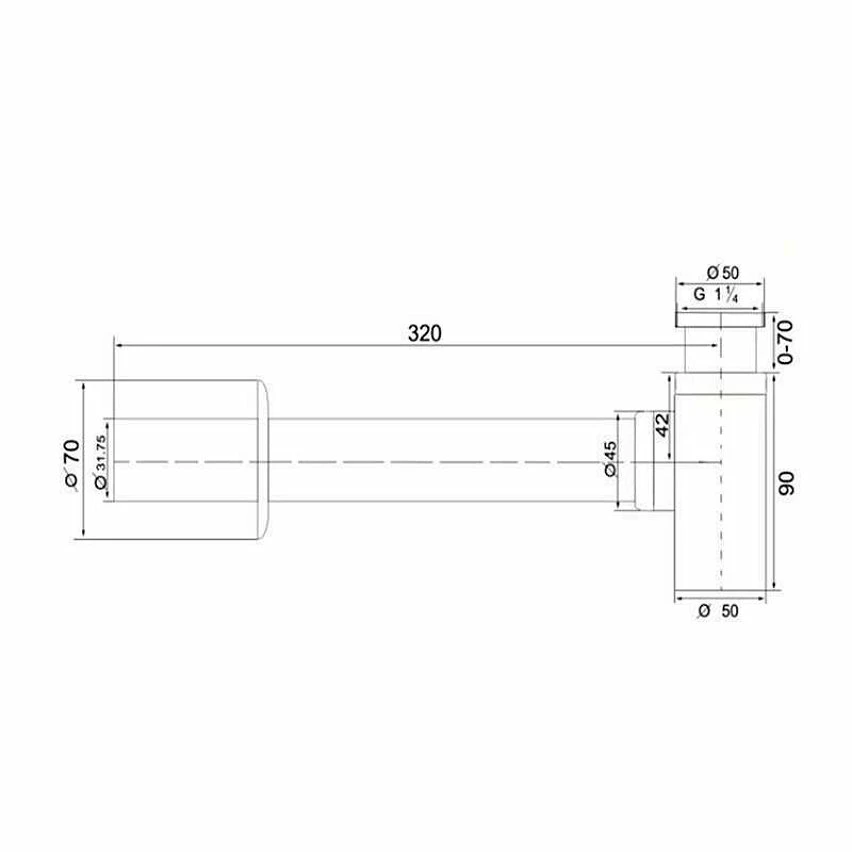 Flash Sale ⭐ Palici Siphon à tasse G 1/4 design noir en laiton 🎁 5 Flash Sale ⭐ Palici Siphon à tasse G 1/4 design noir en laiton 🎁 – Image 5