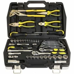 Cheapest 🔔 Boite à outils 63 pièces chrome vanadium VITO VIMF63 Malette haute qualité 🎁