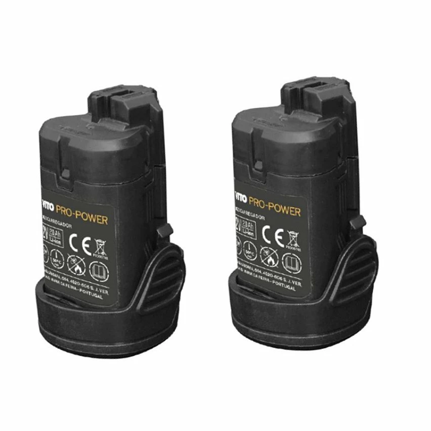 Best Sale 😀 Visseuse sans fil 12V VITO 2 batteries lithium 2.0 Ah Couple 23.8 Nm LED + 6 embouts inclus Mallette 🛒 2 Best Sale 😀 Visseuse sans fil 12V VITO 2 batteries lithium 2.0 Ah Couple 23.8 Nm LED + 6 embouts inclus Mallette 🛒 – Image 2