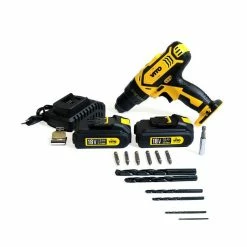 Flash Sale ❤️ Perceuse sans fil visseuse devisseuse VITO 14,4 V 2 batteries lithium 2.0Ah Chargeur rapide 1h LED et indicateur de charge 🎉 -Pas Cher Facom Magasin 3701107715466 3
