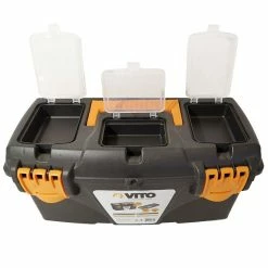 Budget 🎉 Vito Boite à outils 16" 410 x 209 x 195 mm Caisse à outils multi-rangement haute résistance 💯 -Pas Cher Facom Magasin 3701107715534 4