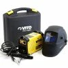 Promo ✨ Poste à souder inverter VITO 140 + Cagoule LCD VITO 9/13 + Lot 12 électrodes Acier Ø 2.5mm 🤩