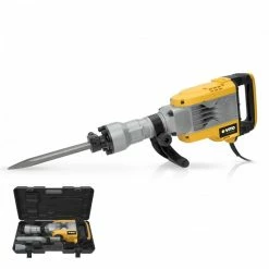 Best Sale 🔥 Marteau démolisseur 1700W 50 Joules VITO 2000 impacts/min 2 burins COFFRET 👍