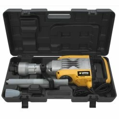 Best Sale 🔥 Marteau démolisseur 1700W 50 Joules VITO 2000 impacts/min 2 burins COFFRET 👍 -Pas Cher Facom Magasin 3701107718597 3