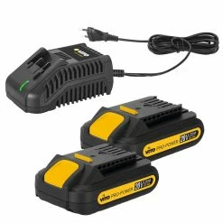 Promo ⭐ Perceuse Visseuse sans fil 20V VITOPOWER + 2 batteries 2.0 Ah + 1 Chargeur rapide 🧨 -Pas Cher Facom Magasin 3701107720590 4