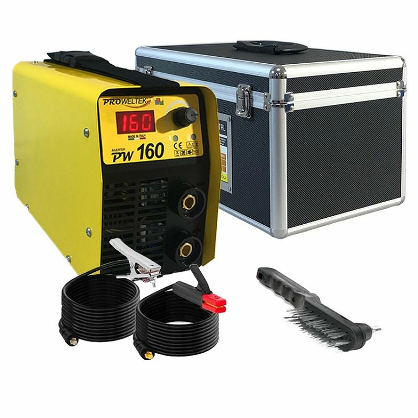 Promo ❤️ Proweltek Poste à souder à l'arc inverter PW160 + Cagoule Automatique 9/13 + Mallette Luxe 😉 2 Promo ❤️ Proweltek Poste à souder à l'arc inverter PW160 + Cagoule Automatique 9/13 + Mallette Luxe 😉 – Image 2
