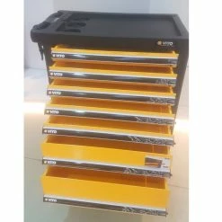 Discount 🧨 Servante d'atelier VITO 7 tiroirs Chariot d'atelier sur roues Haute qualité Avec frein Meuble de garage Etabli ⌛ -Pas Cher Facom Magasin 3701107724185 3