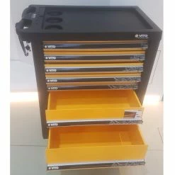 Discount 🧨 Servante d'atelier VITO 7 tiroirs Chariot d'atelier sur roues Haute qualité Avec frein Meuble de garage Etabli ⌛ -Pas Cher Facom Magasin 3701107724185 4