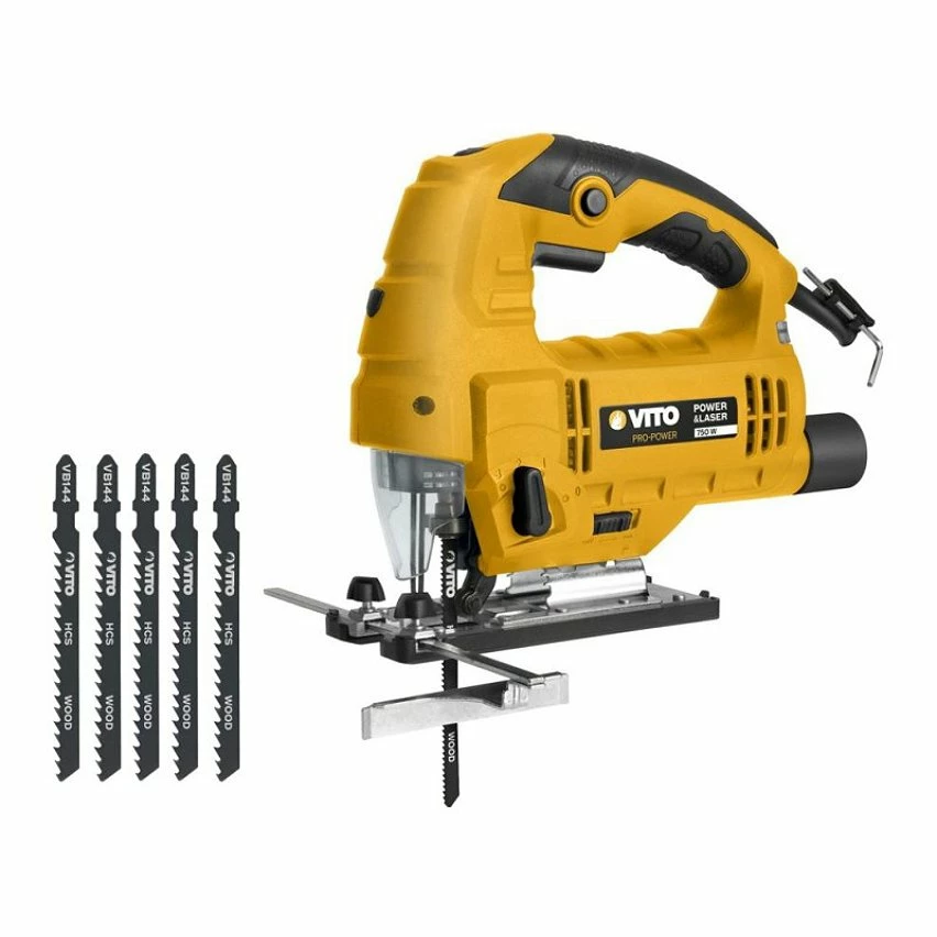 Best deal 🌟 Scie sauteuse LASER LED 750W VITOPropower + 5 Lames BOIS 9 vitesses Guidage 45° Protection lame ✔️ 1 Best deal 🌟 Scie sauteuse LASER LED 750W VITOPropower + 5 Lames BOIS 9 vitesses Guidage 45° Protection lame ✔️