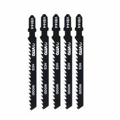 Best Pirce 🛒 Lot de 5 Lames pour scie sauteuse Special BOIS 100mm VITO Coupe 5 à 50mm Emboîtement Bosch VB144. 👍