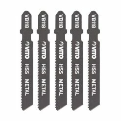 Wholesale 💯 Lot de 5 Lames Scie sauteuse Acier Long: 77mm VITO Coupe 1 à 3mm Emboîtement Bosch VB118. 💯