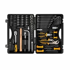 Cheap ✔️ Malette à outils 84 pièces LUXE MIXTE VITO Chrome vanadium Boite à outils Finition chromée satinée 🎉