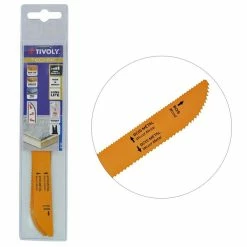 Hot Sale 🧨 Lames de scie sabre X2 TIVOLY Bois, MDF, Plastiques, Epoxy, Tôles coupe avant-arrière et en plongée L150mm LOT DE 2 🔔