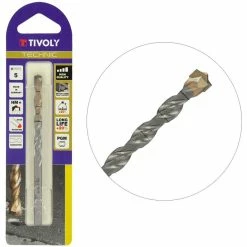 Brand new 👏 Foret béton et pierre Ø5mm TIVOLY AUTO-CENTRE Perçage rapide sans dérapage Pointe Carbure- Graduations pour précision ✨