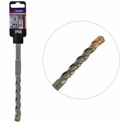 Hot Sale 👍 Foret Béton armé professionnel Ø 12 x 450 mm TIVOLY SDS PLUS 3 taillants de coupe MASTER 3 TECHNIC PRO 😍