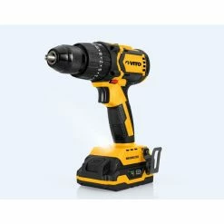 Cheapest 💯 Perceuse Visseuse Brushless 20V + 2 batteries Lithium 2Ah + Coffret 32 Embouts + Chargeur et Mallette VITOPropower 🧨 -Pas Cher Facom Magasin 3701107752867 5