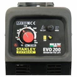 Budget 😀 Poste à souder EVO200 STANLEY FATMAX MMA + TIG + Cagoule Stanley Automatique 9/13 Facteur de marche 60% ⭐ -Pas Cher Facom Magasin 3701107757213 2