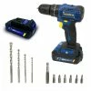 Coupon 🔥 Perceuse Visseuse sans fil 20V Brushless GOODYEAR + 2 Batteries 20V lithium 2Ah + Malette + 11 Accessoires ⭐