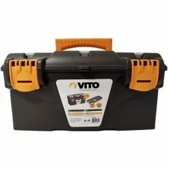 Best reviews of 🛒 Pack 3 boîtes à outils VITO 13" 16" et 18" Robustes Poignée rétractable Porte outil amovible Couvercle 3 compartiments ⭐ -Pas Cher Facom Magasin 3701107757855 4 2