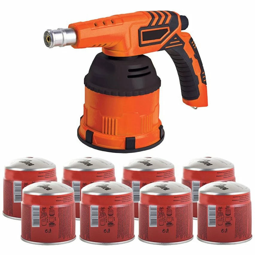 Best Sale 💯 Lampe a souder gaz + 8 Cartouches gaz 190g Allumage piezo Flamme reglable 1200 °C Proweltek 🛒 1 Best Sale 💯 Lampe a souder gaz + 8 Cartouches gaz 190g Allumage piezo Flamme reglable 1200 °C Proweltek 🛒