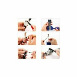 Best deal 🥰 Passionimaux59 Kit de Réparation pour Montre Chasse Goupille Pince Outils Horloger ✔️ -Pas Cher Facom Magasin 3701491711150 5