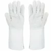 Coupon ⭐ Trafimet Distribution Gants anti chaleur taille 10 Manchette confort 15cm-Cuir extra souple-gant soudeur protection chaleur courte durée accidentelle 💯