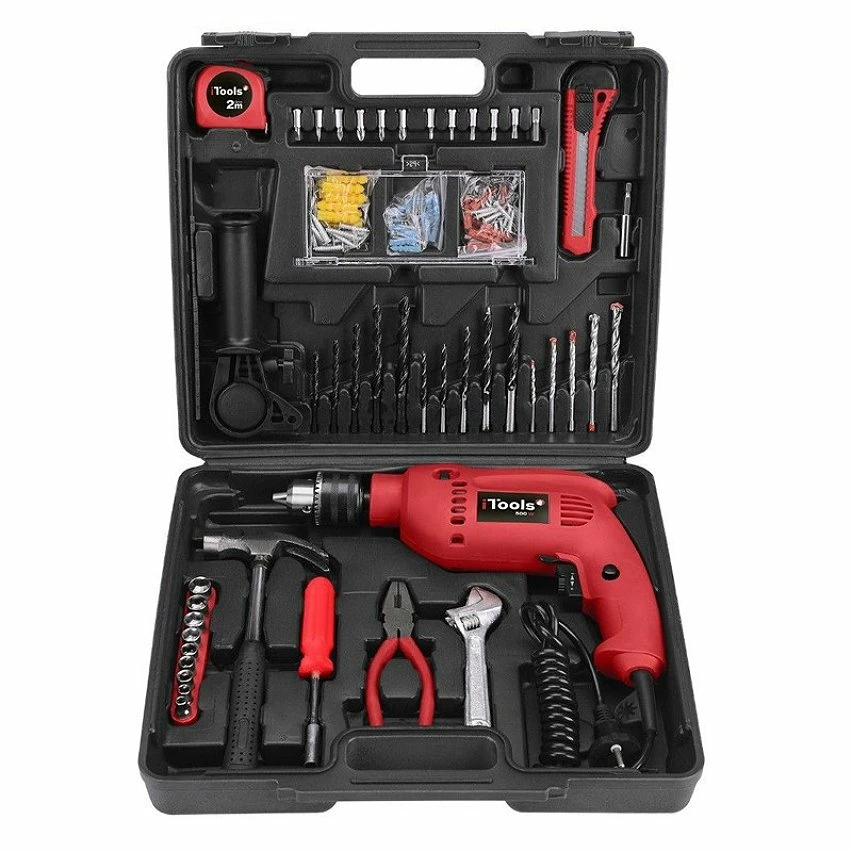 Best Sale 🎁 Perceuse à percussion 500W ITOOLS + 41 accessoires de perçage et dévissage + mallette 🎁 1 Best Sale 🎁 Perceuse à percussion 500W ITOOLS + 41 accessoires de perçage et dévissage + mallette 🎁