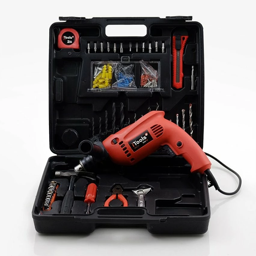 Best Sale 🎁 Perceuse à percussion 500W ITOOLS + 41 accessoires de perçage et dévissage + mallette 🎁 3 Best Sale 🎁 Perceuse à percussion 500W ITOOLS + 41 accessoires de perçage et dévissage + mallette 🎁 – Image 3