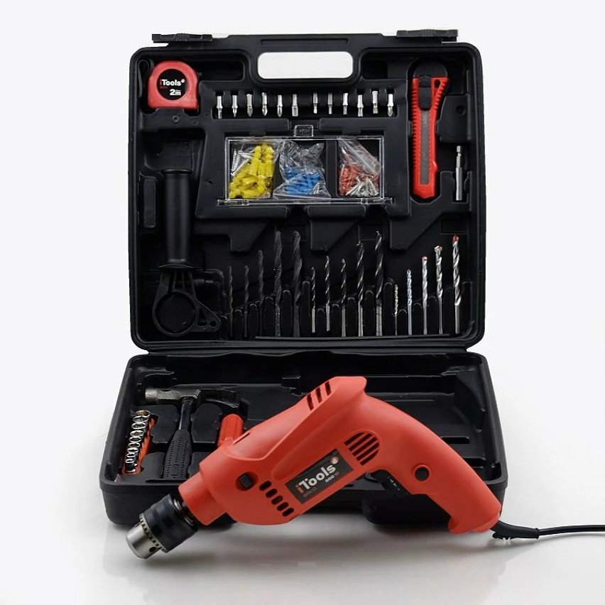 Best Sale 🎁 Perceuse à percussion 500W ITOOLS + 41 accessoires de perçage et dévissage + mallette 🎁 4 Best Sale 🎁 Perceuse à percussion 500W ITOOLS + 41 accessoires de perçage et dévissage + mallette 🎁 – Image 4