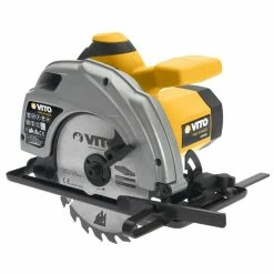 Best reviews of 😍 Scie circulaire 1200W VITO Disque 185 mm Corps aluminium Découpe 45° Ep :65mm Clés brosses de charbon 🎉